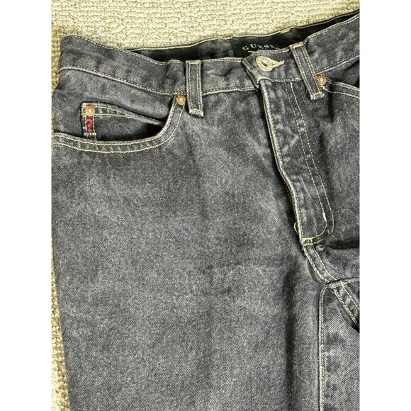 Guess Women's Black Retro Denim Jeans 39060RG Size 27 (27x29) - Picture 2 of 8
